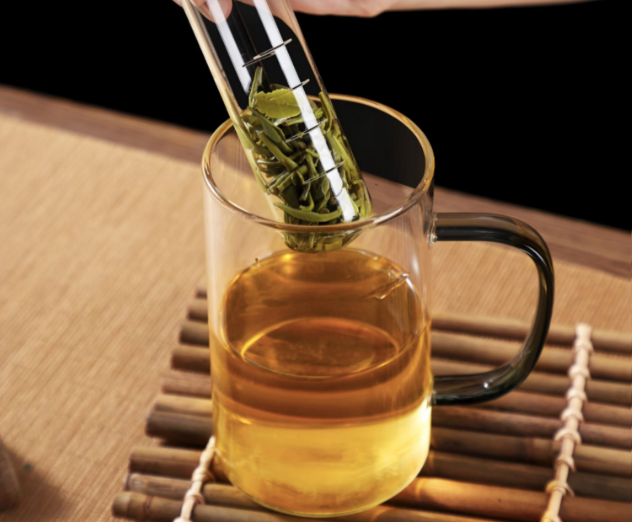 Tea Infuser - Glass Tube - 1 cup - 2cm x 11cm