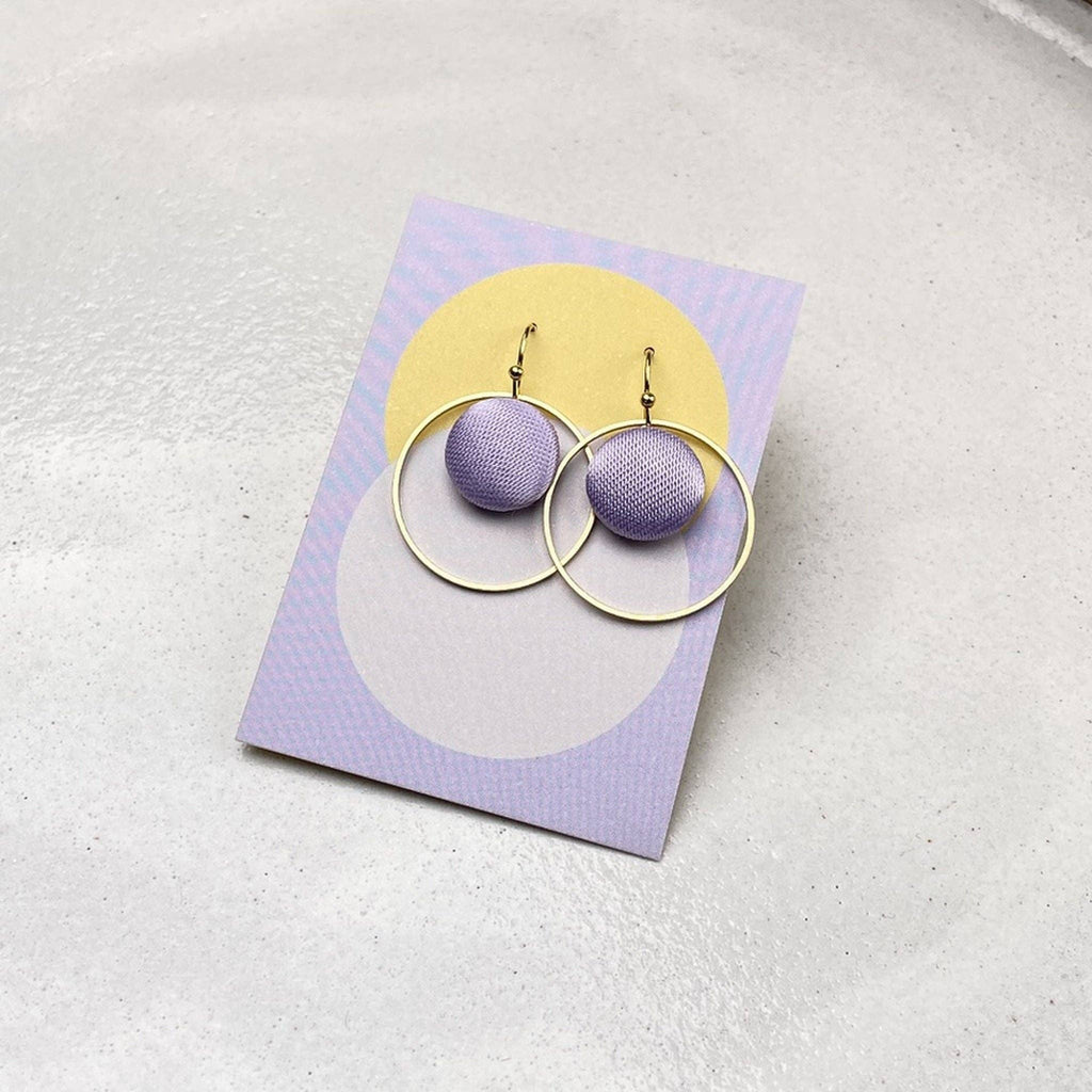 Inner Circle small earrings in lilac