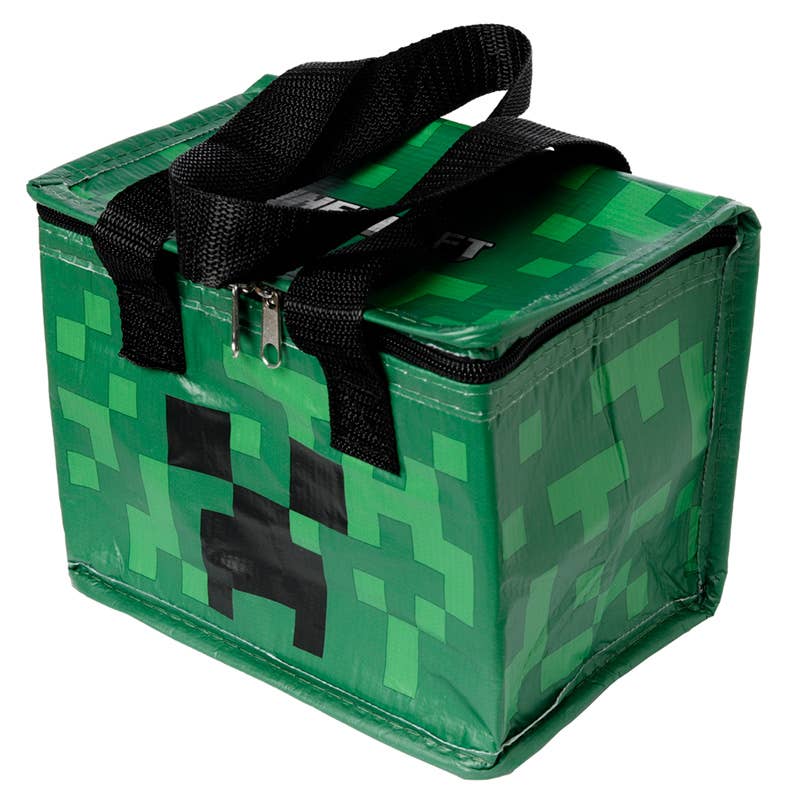 RPET Reusable Cool Bag Lunch Bag - Minecraft Creeper