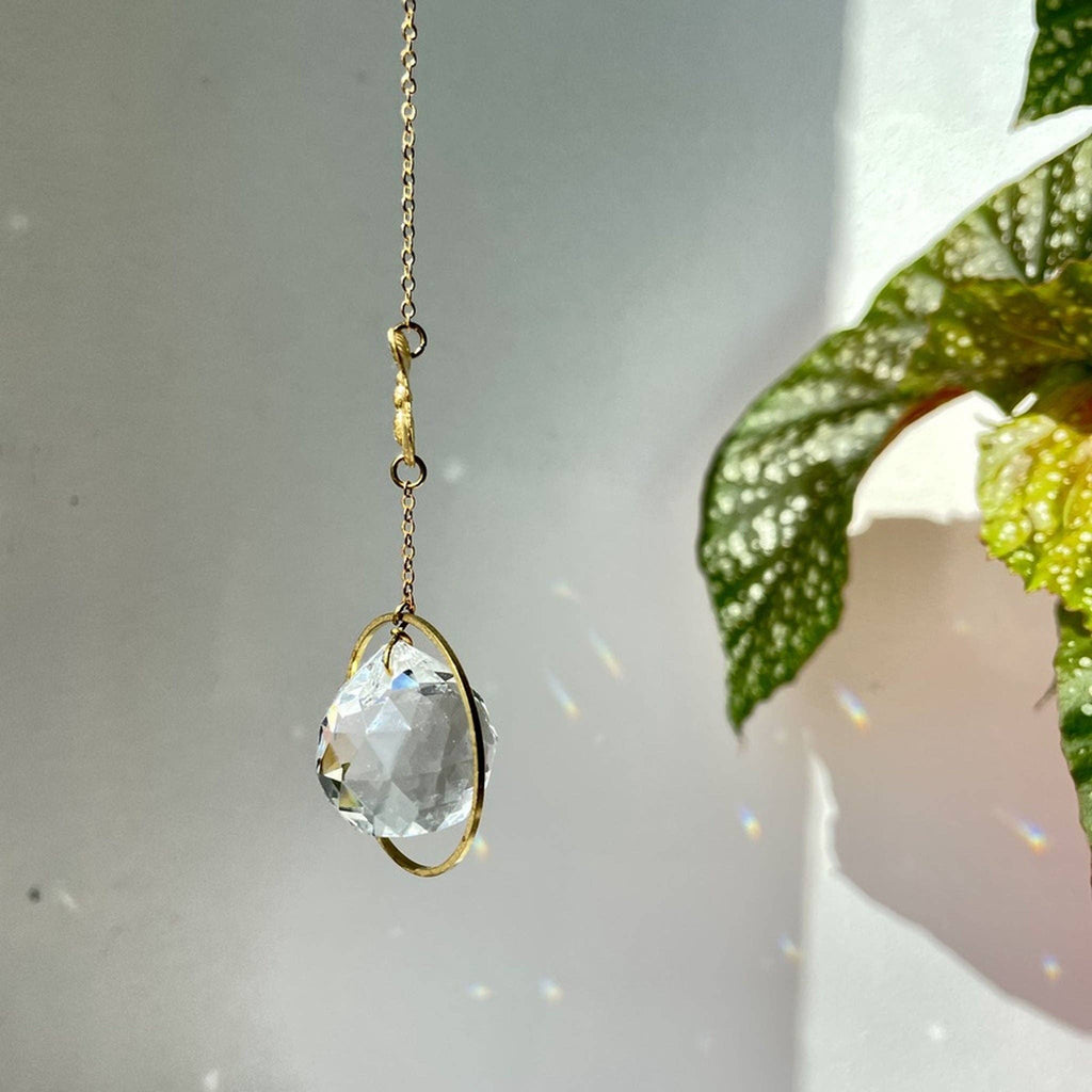 Suncatcher mini butterfly / light catcher / window crystal / prism