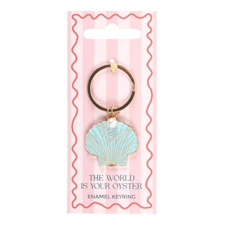 The World is Your Oyster Keyring