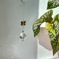 Suncatcher mini butterfly / light catcher / window crystal / prism