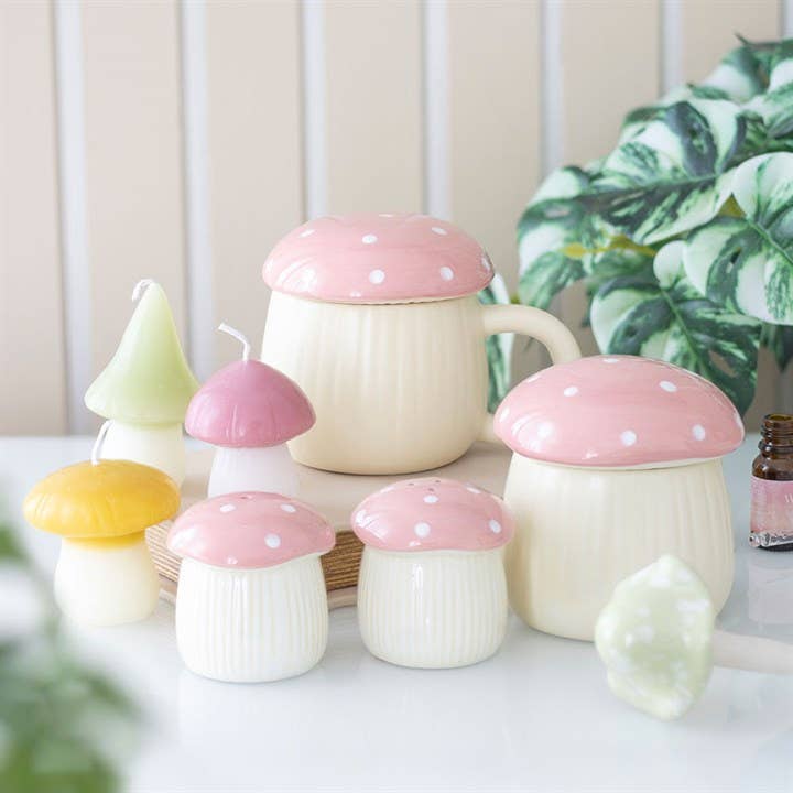 Pink Mushroom Oil Burner