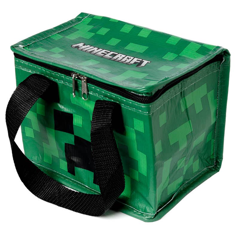 RPET Reusable Cool Bag Lunch Bag - Minecraft Creeper