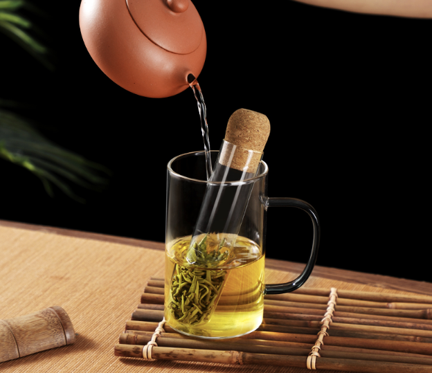 Tea Infuser - Glass Tube - 1 cup - 2cm x 11cm