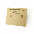 Cute Stainless Steel Animal Stud Earrings-Rose Gold kitten
