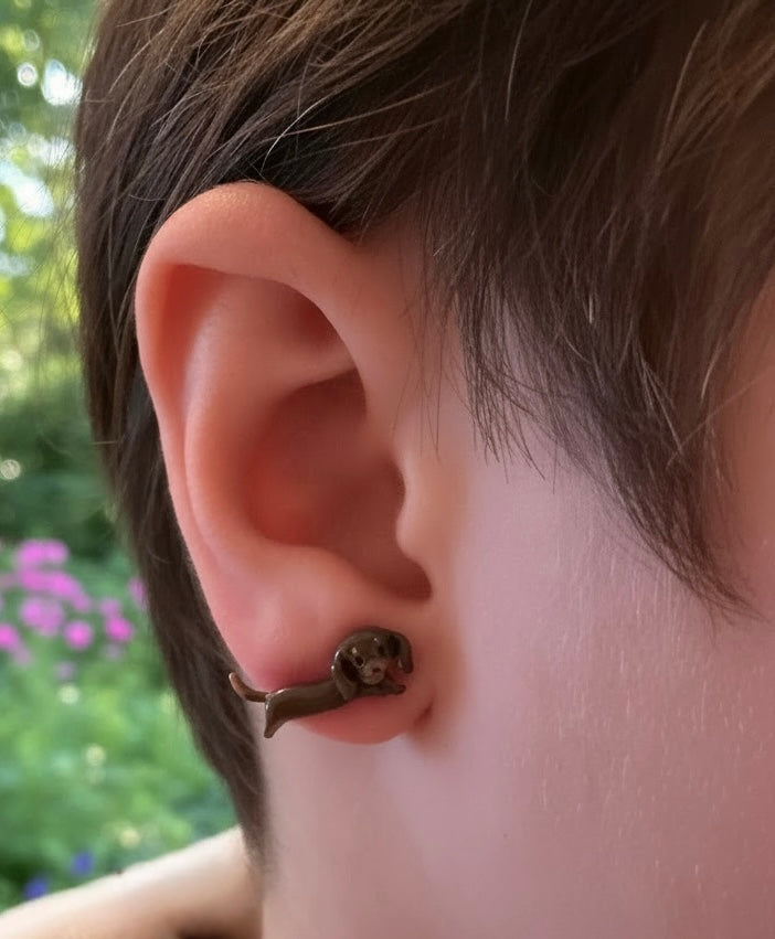 Dachshund Dog Earrings