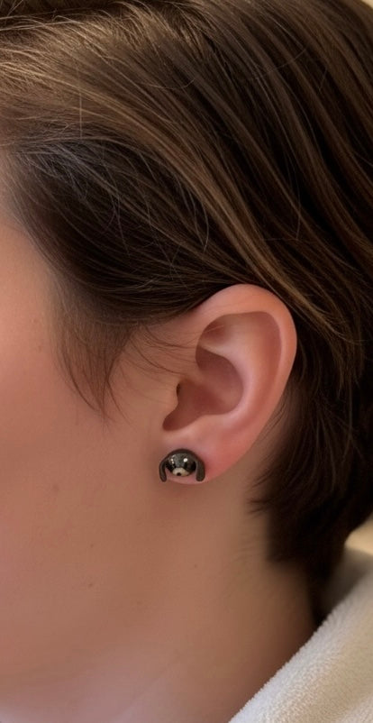 Dachshund Dog Face Earrings