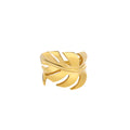 Adjustable Ring- Monstera Leaf