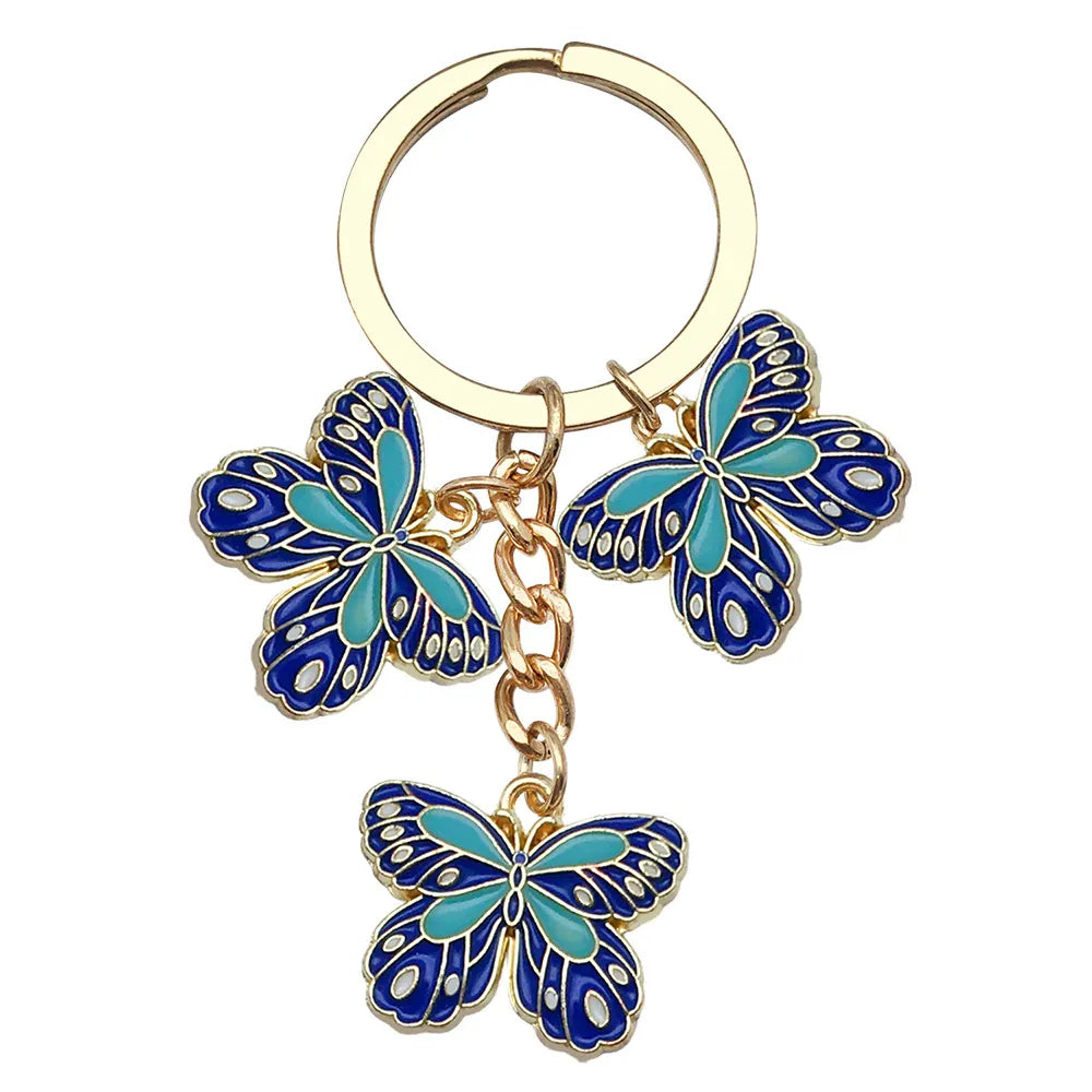 Keychain-Blue Butterfly