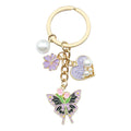 Keychain-Purple Heart Flower
