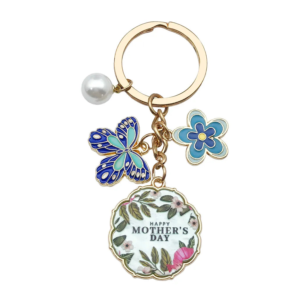 Keychain-Blue Mother's Day