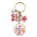 Keychain-Pink Flowers Mother's Day