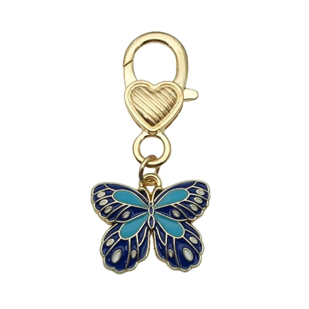 Backpack/ Bag/ Keychain Charm-Blue Butterfly