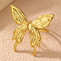 Golden Butterfly Ring