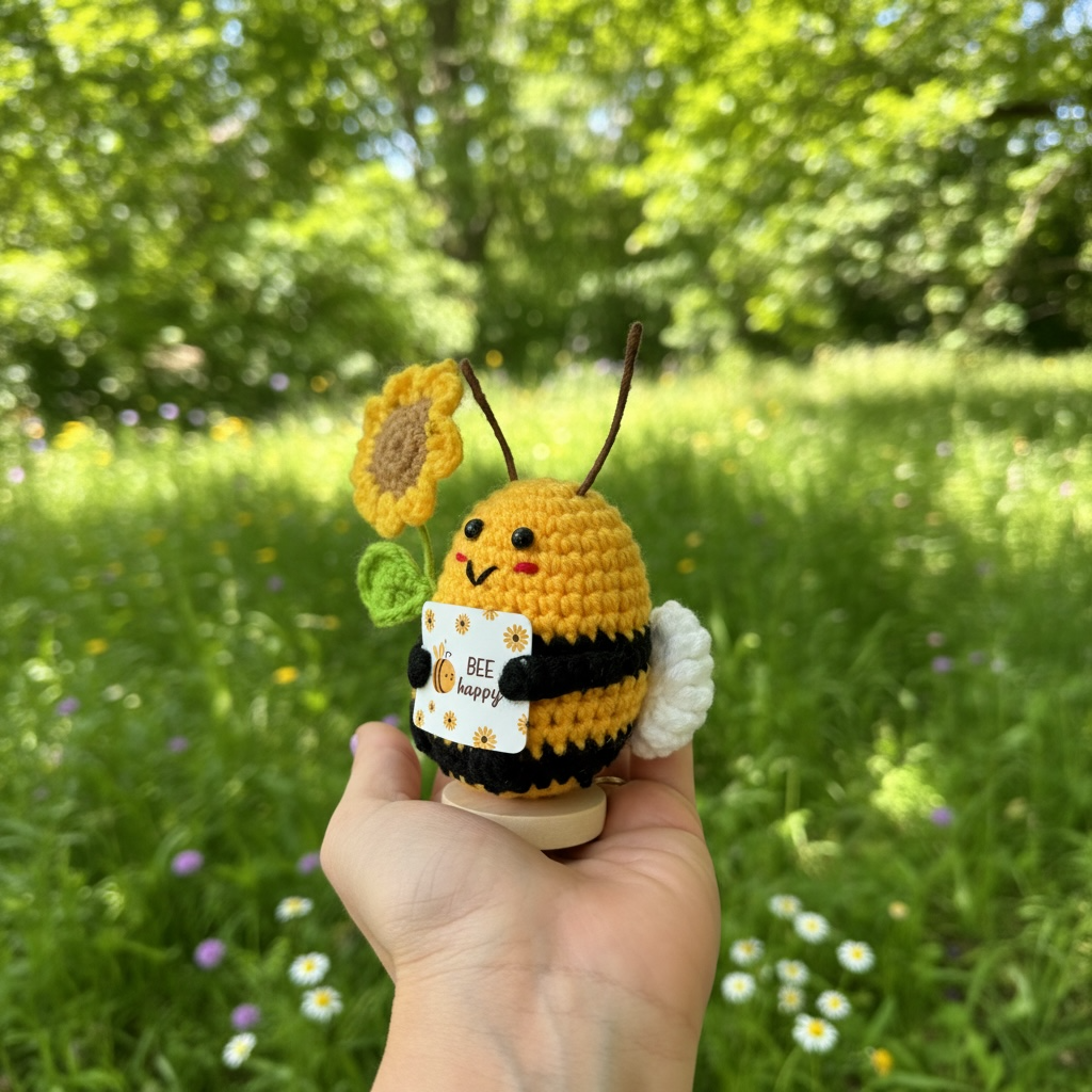 Hand Woven Positive Energy Bee