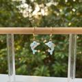 Marine Life Drop Earrings- Dolphin
