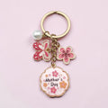 Keychain-Pink Flowers Mother's Day