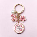 Keychain-Pink Hearts Mother's Day
