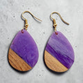 Classic Irregular Drop Earrings Elongated Teardrop