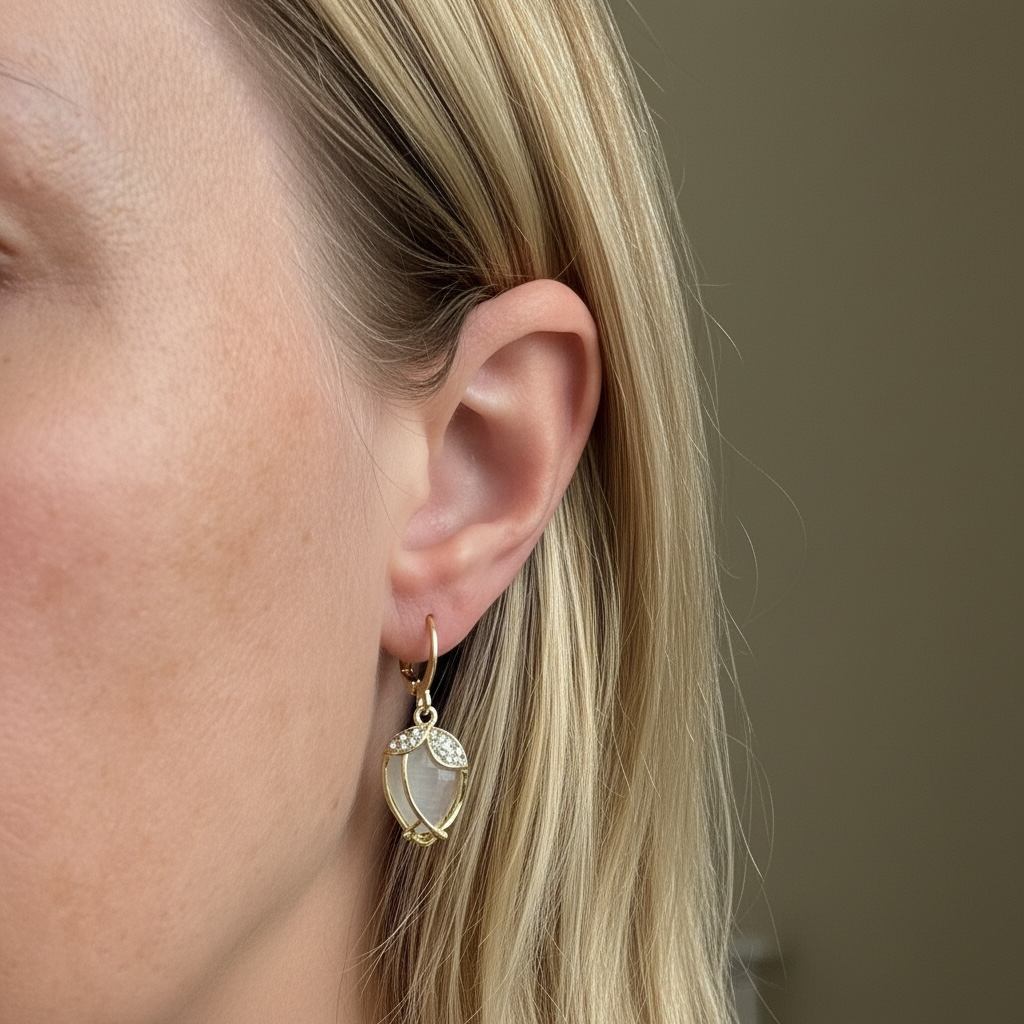 Sweet Flower Drop Earrings