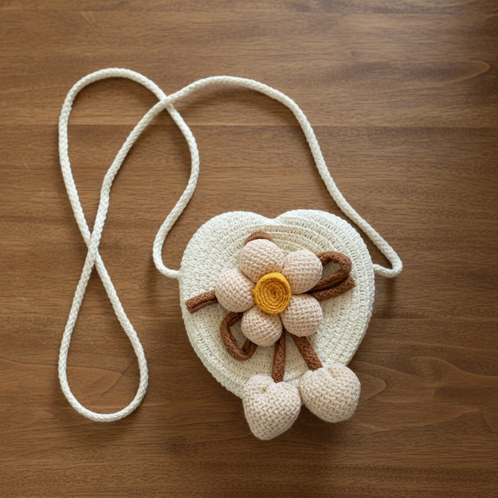 Woven Flower Bag