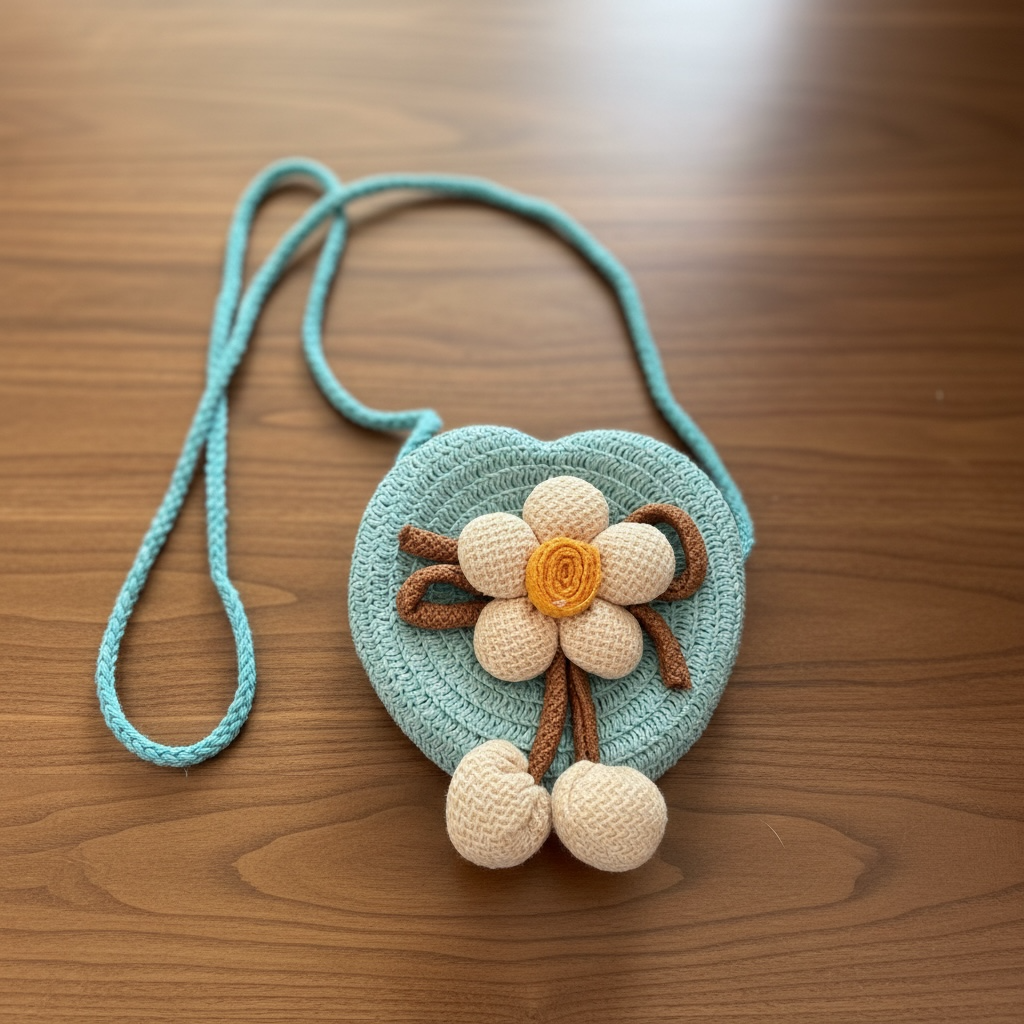 Woven Flower Bag