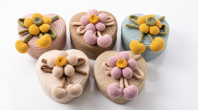 Woven Flower Bag