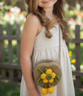 Woven Flower Bag