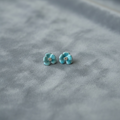 Super Gentle Blue Flowers Earrings