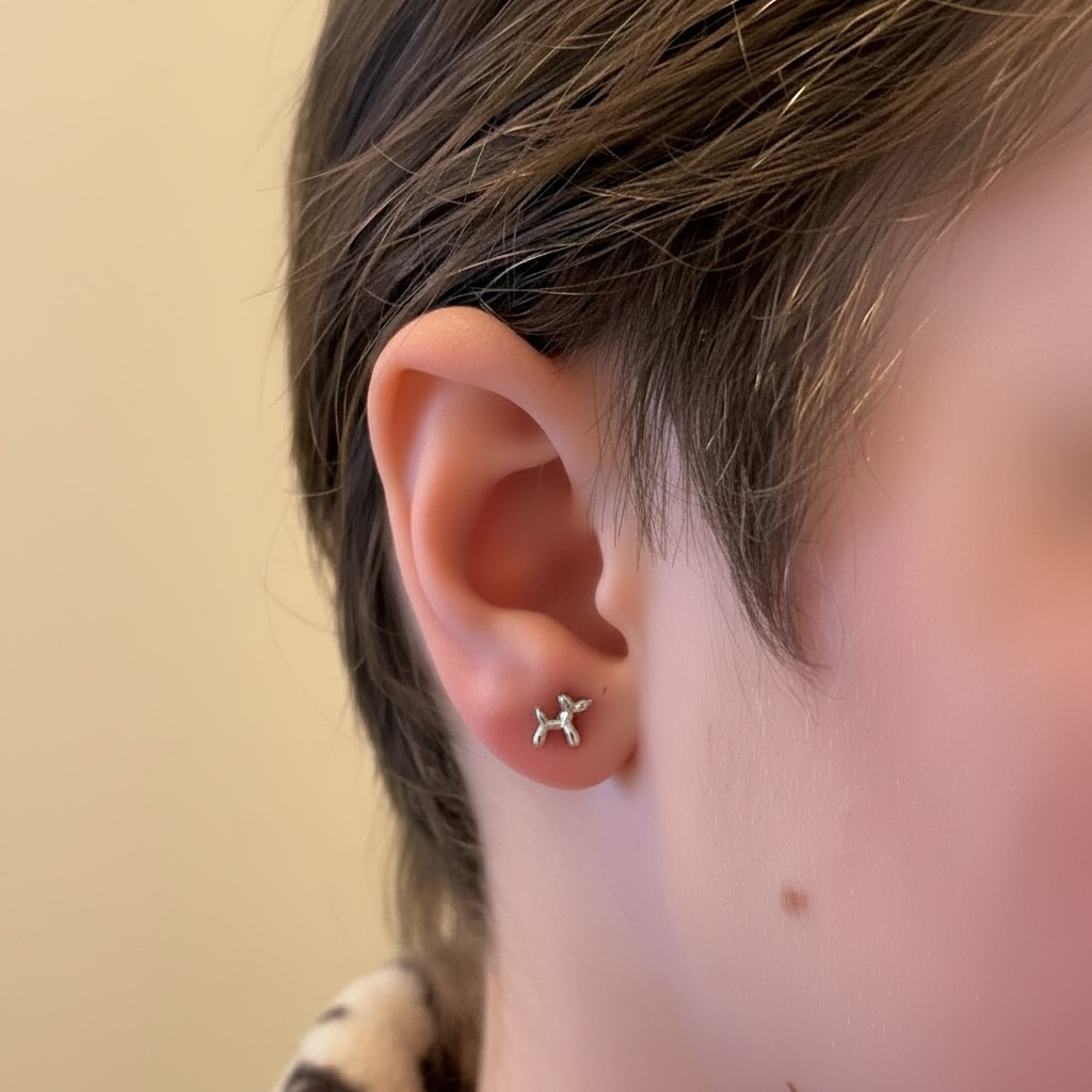 Balloon Dog Earrings