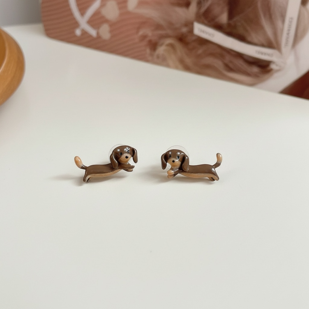 Dachshund Dog Earrings