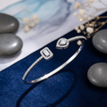 Open Cuff Bracelet- Silver