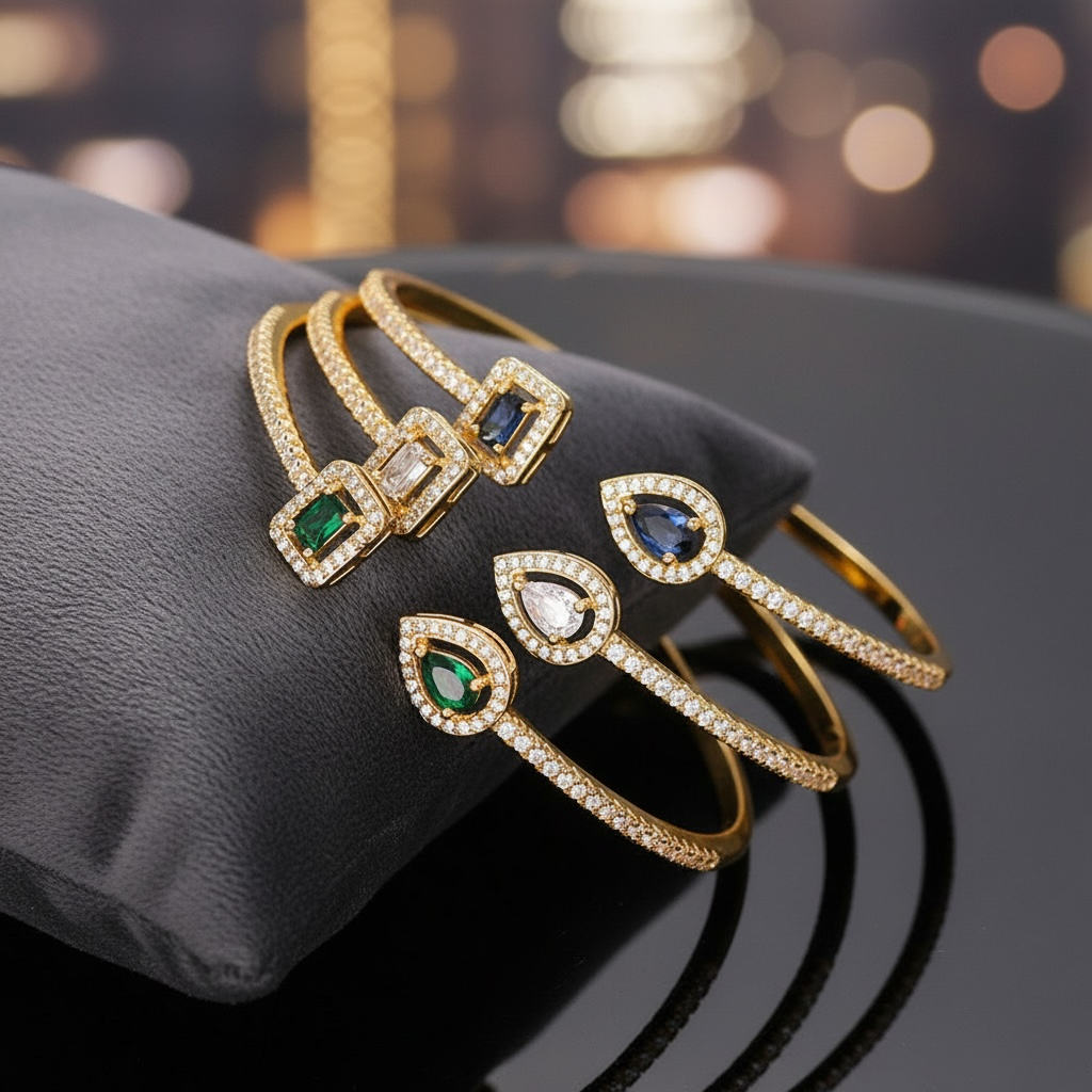 Open Cuff Bracelet- Gold