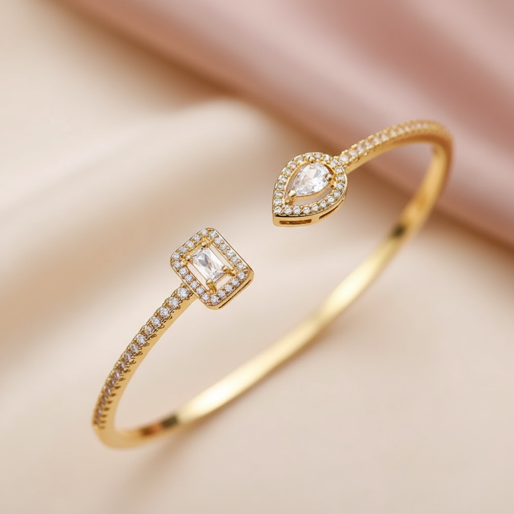 Open Cuff Bracelet- Gold