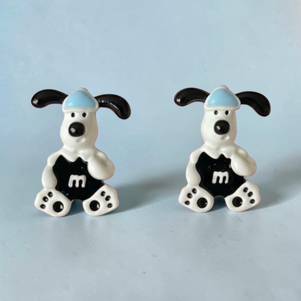 Baseball Dog Earring