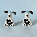 Baseball Dog Earring