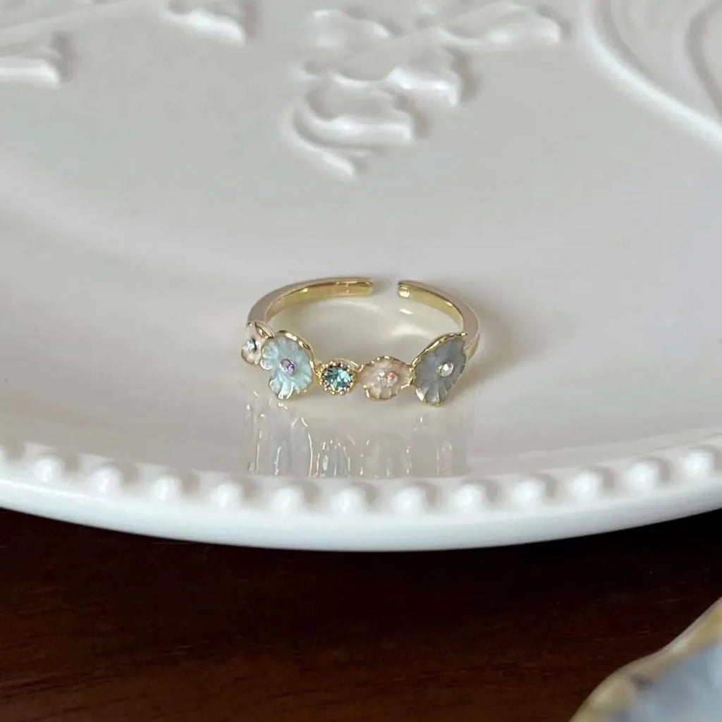 Flower Open Ring