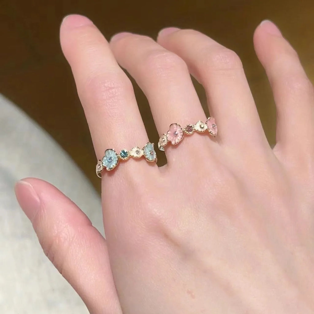 Flower Open Ring