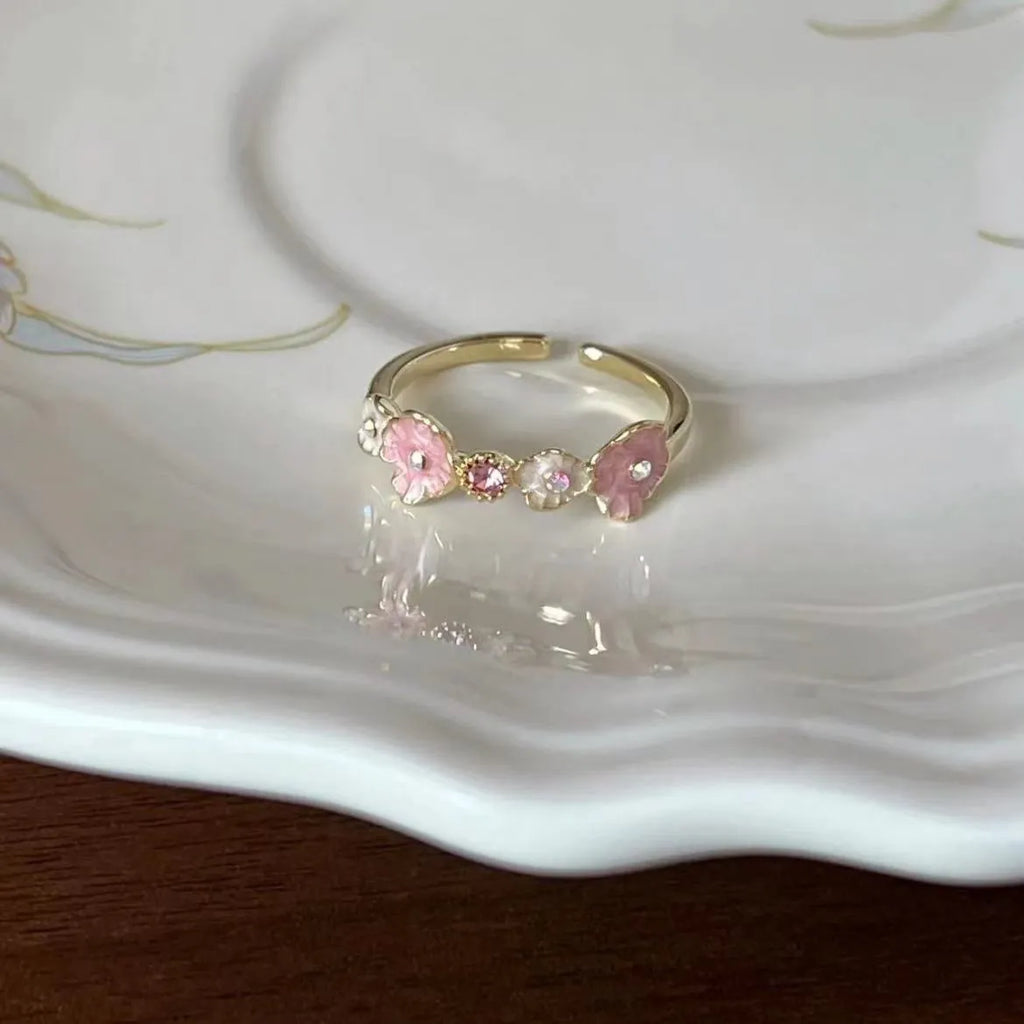 Flower Open Ring