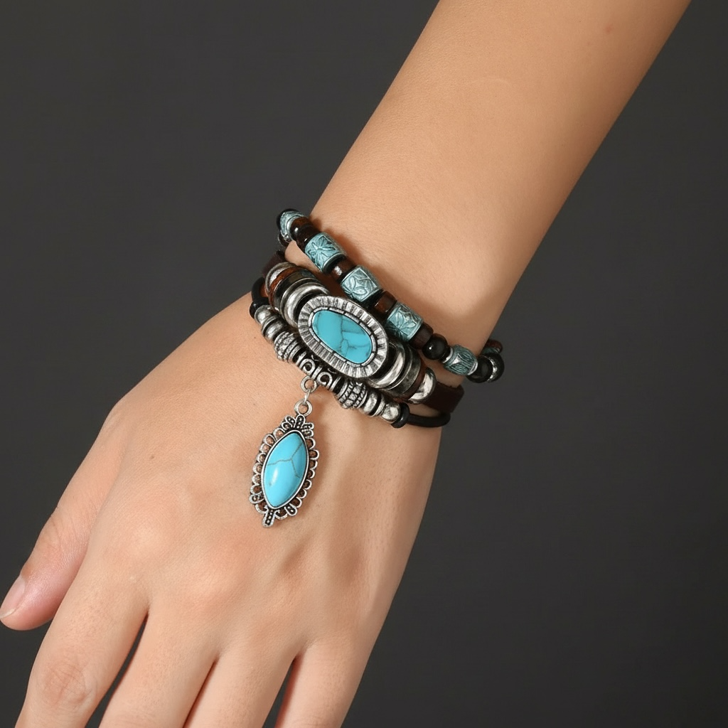 Bohemian Multilayer Leather Bracelet