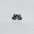 Cute Stainless Steel Animal Stud Earrings- Kitten