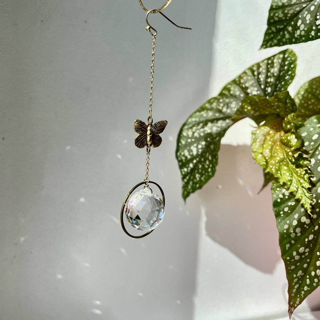 Suncatcher mini butterfly / light catcher / window crystal / prism