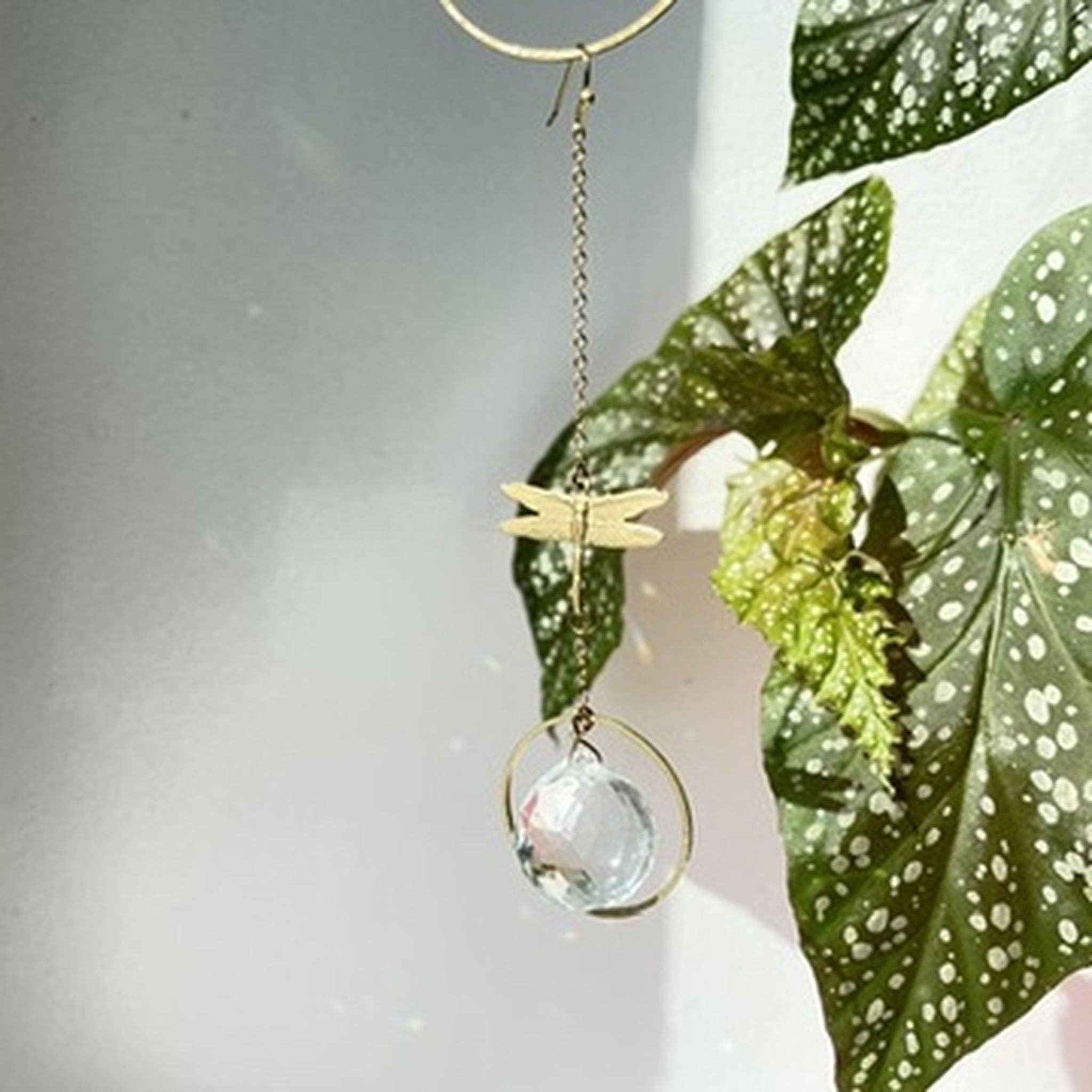 Suncatcher Mini Dragonfly / Light Catcher / Window Crystal / Prism