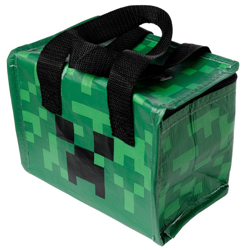 RPET Reusable Cool Bag Lunch Bag - Minecraft Creeper