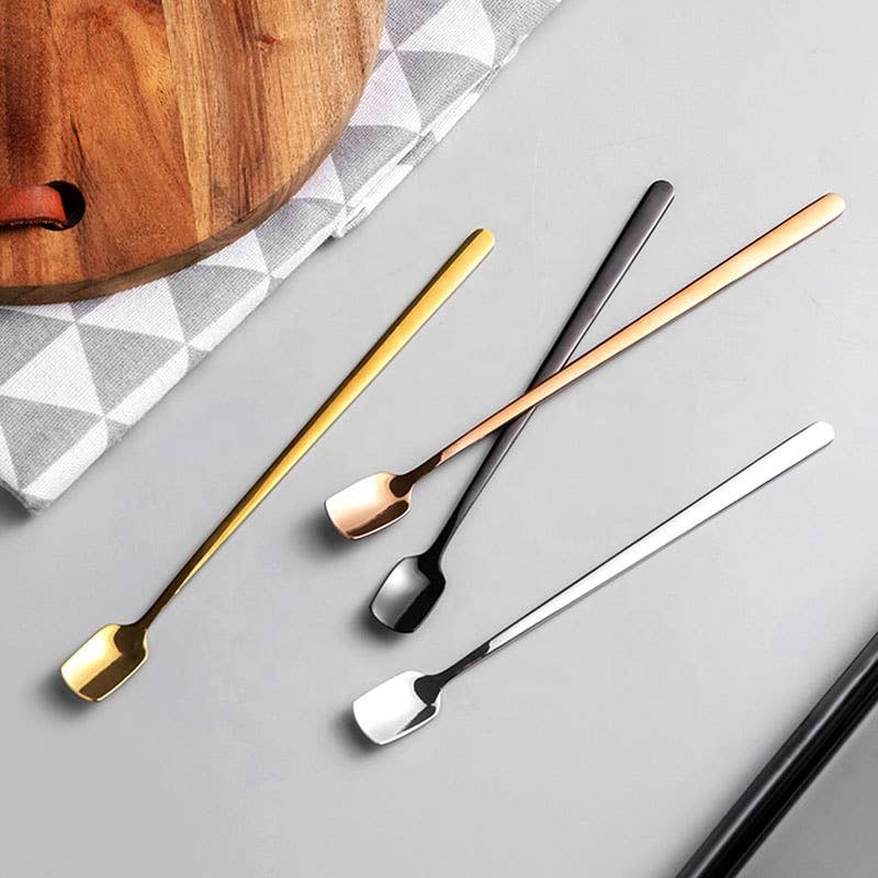 Long Stirrer - Squared head - Coffee, tea
