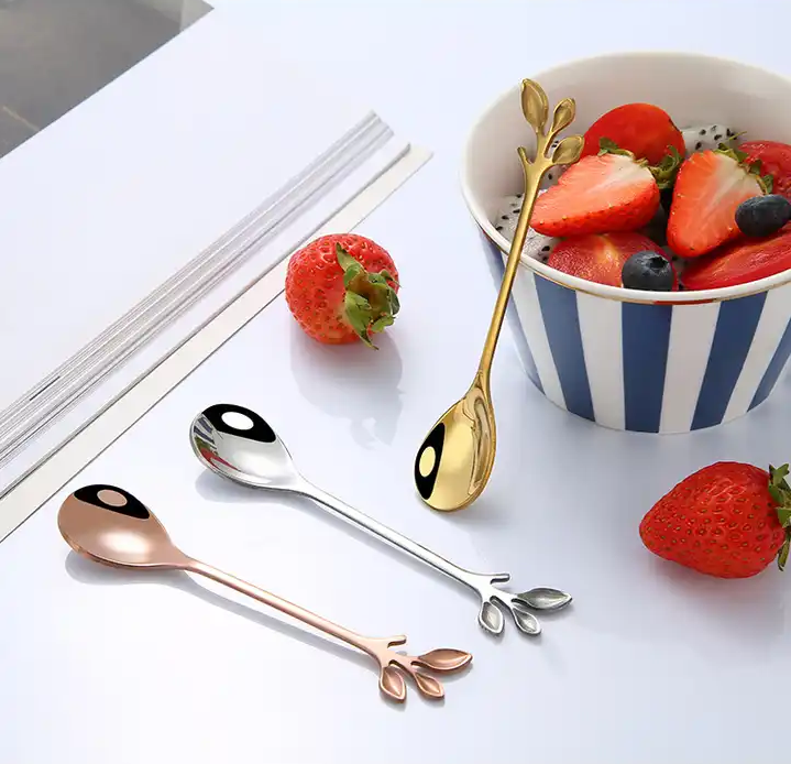 Leaf Spoon - For Tea, Coffee or Dessert